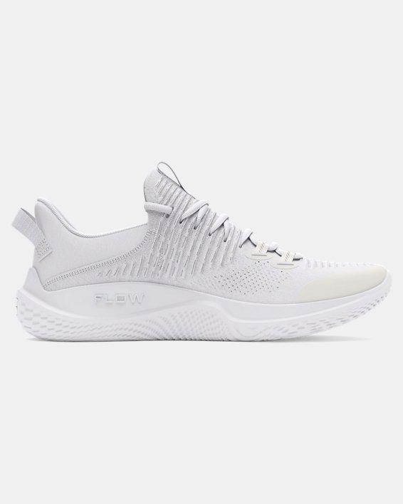 Men's UA Dynamic IntelliKnit Training Shoes in White image number 6